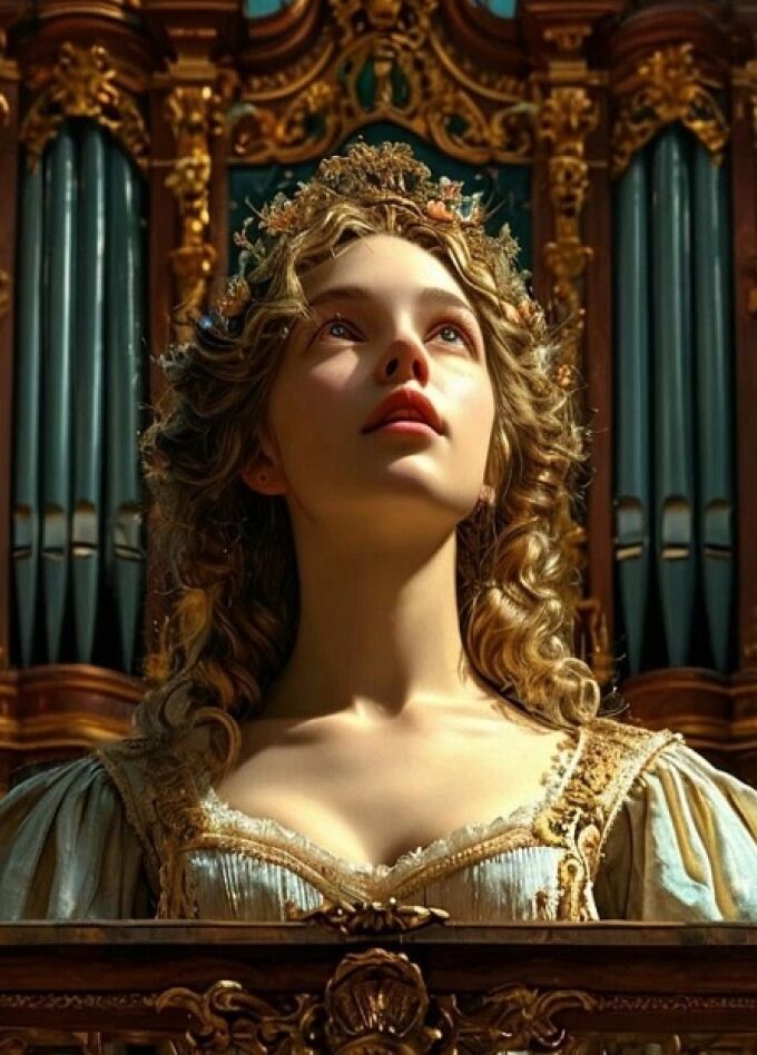 AVE MARIA. ОРГАН ПРИ СВЕЧАХ В СОБОРЕ