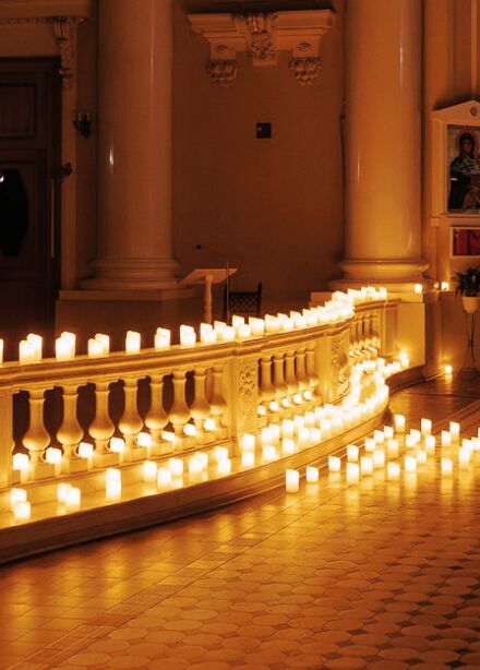 Шедевры мирового органа при свечах