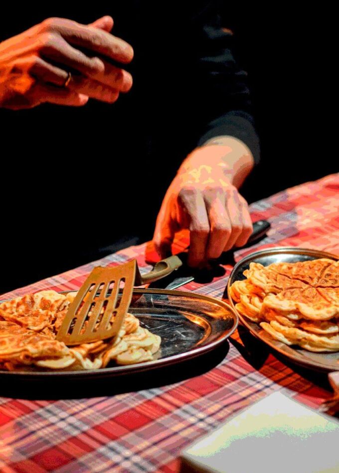 Вафельное сердце.