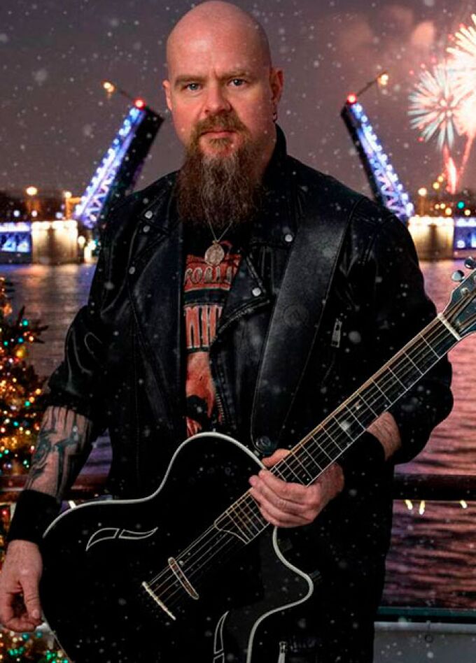 Николай Коршунов (гр. Крематорий) на Новогоднем теплоходе