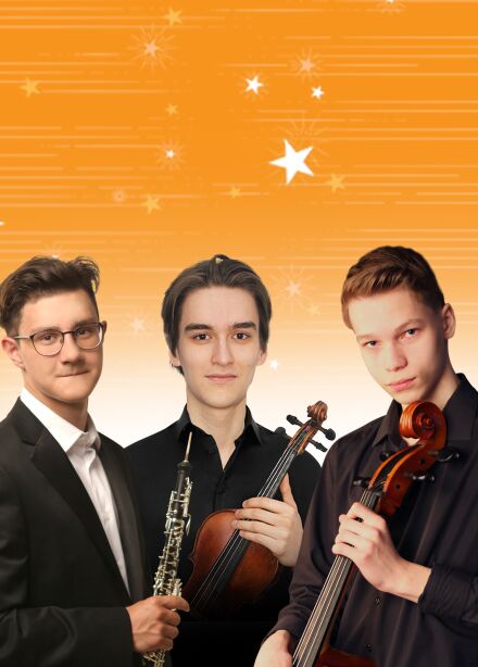 "Музыка звёзд" М. Усов (скрипка), Ф. Освер (гобой), Б. Ефремов (виолончель)